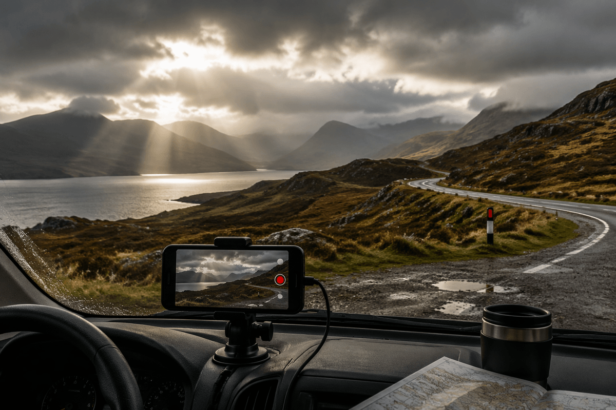 What to Record During a Road Trip Across Scotland