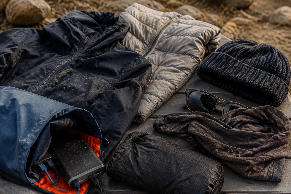 Weather flips fast, gear matters