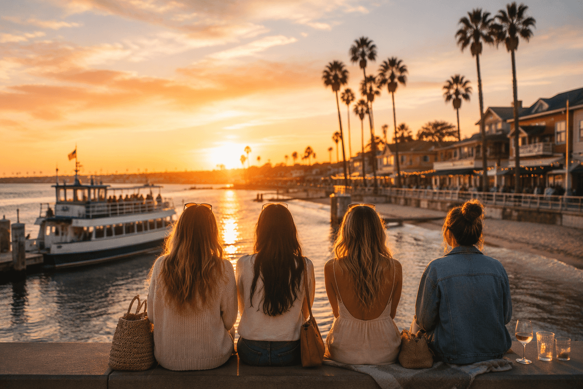 Girls' Trip to Newport Beach, Orange County, California